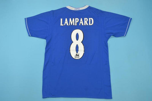 Chelsea Frank Lampard 2003 2005 Season Home Navy Blue Retro Jersey Trikot Soccer Kit