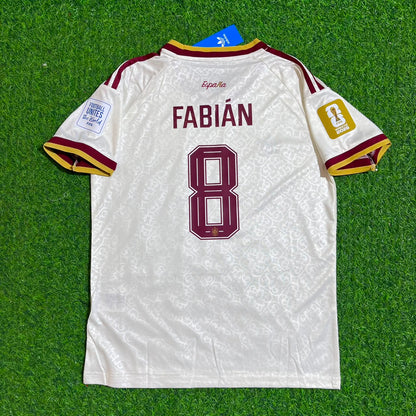 Fabian Ruiz Spain 2026 World Cup Away Kids Football Jersey