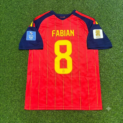 Spain World Cup 2026 Fabian Ruiz #8 Home Football Jersey