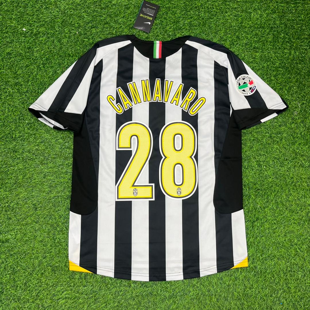 Fabio Cannavaro Juventus 2005-2006 Retro Football Jersey Kit