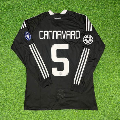 Fabio Cannavaro Real Madrid 2009 Away Retro Football Jersey