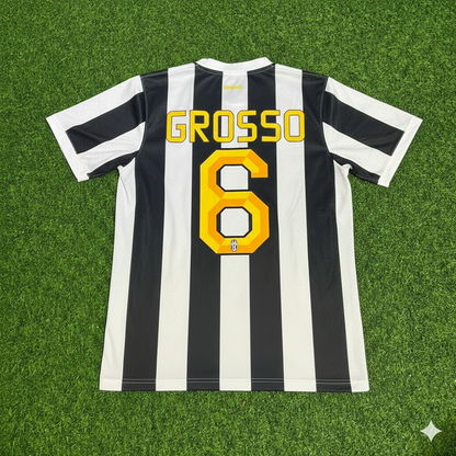 Fabio Grosso Juventus Home 2011 2012 Season Retro Football Jersey