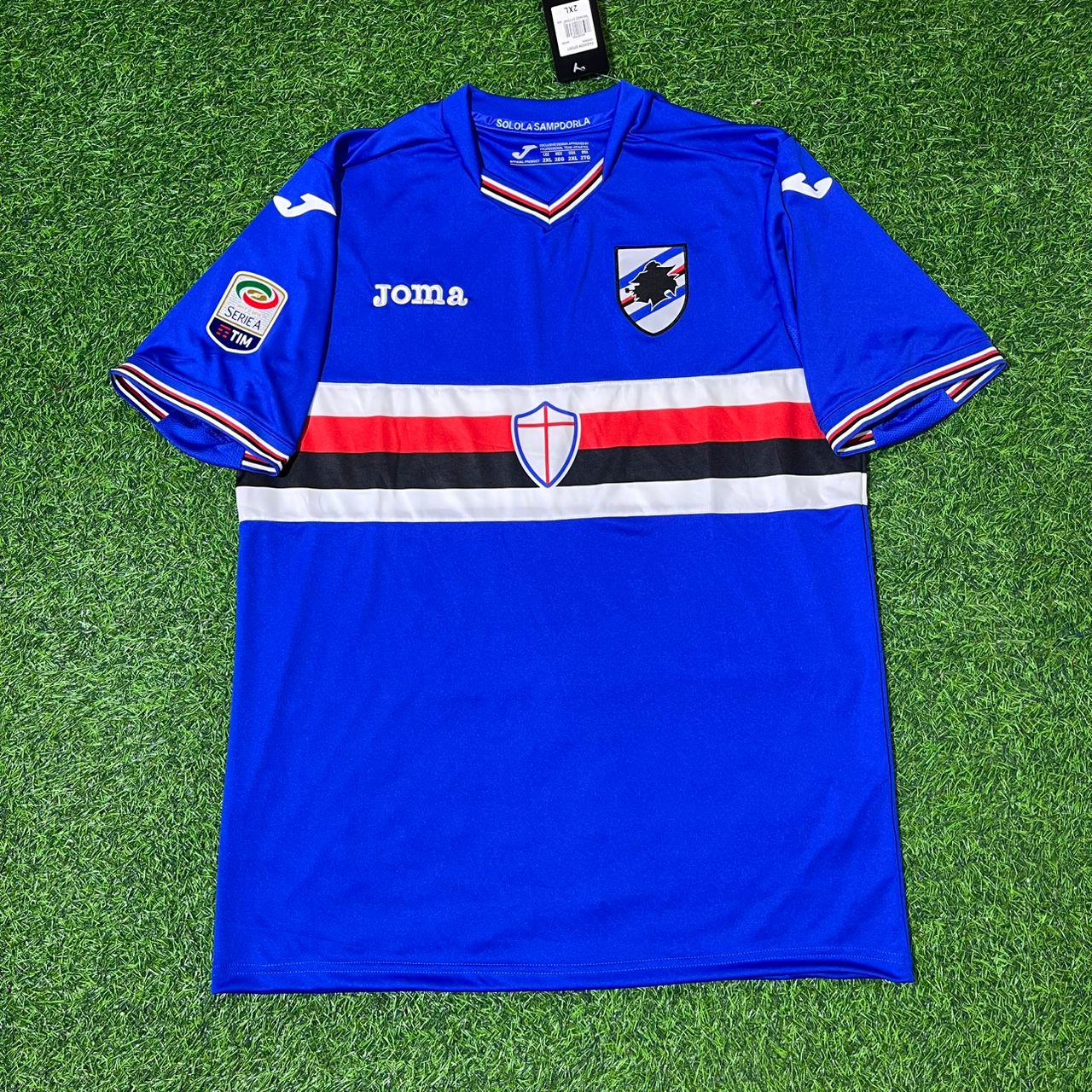 Fabio Quagliarella Sampdoria 2016/2017 Retro Football Jersey Kit