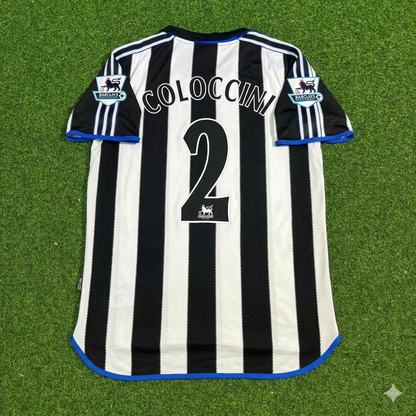 Fabricio Coloccini #2 Newcastle United Retro Football Jersey Kit
