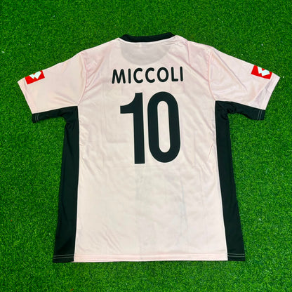 Fabrizio Miccoli Palermo FC Pink Retro Football Jersey