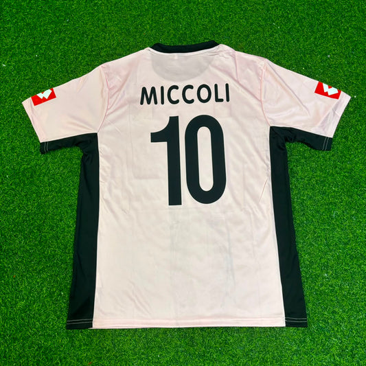 Fabrizio Miccoli Palermo FC Pink Retro Football Jersey