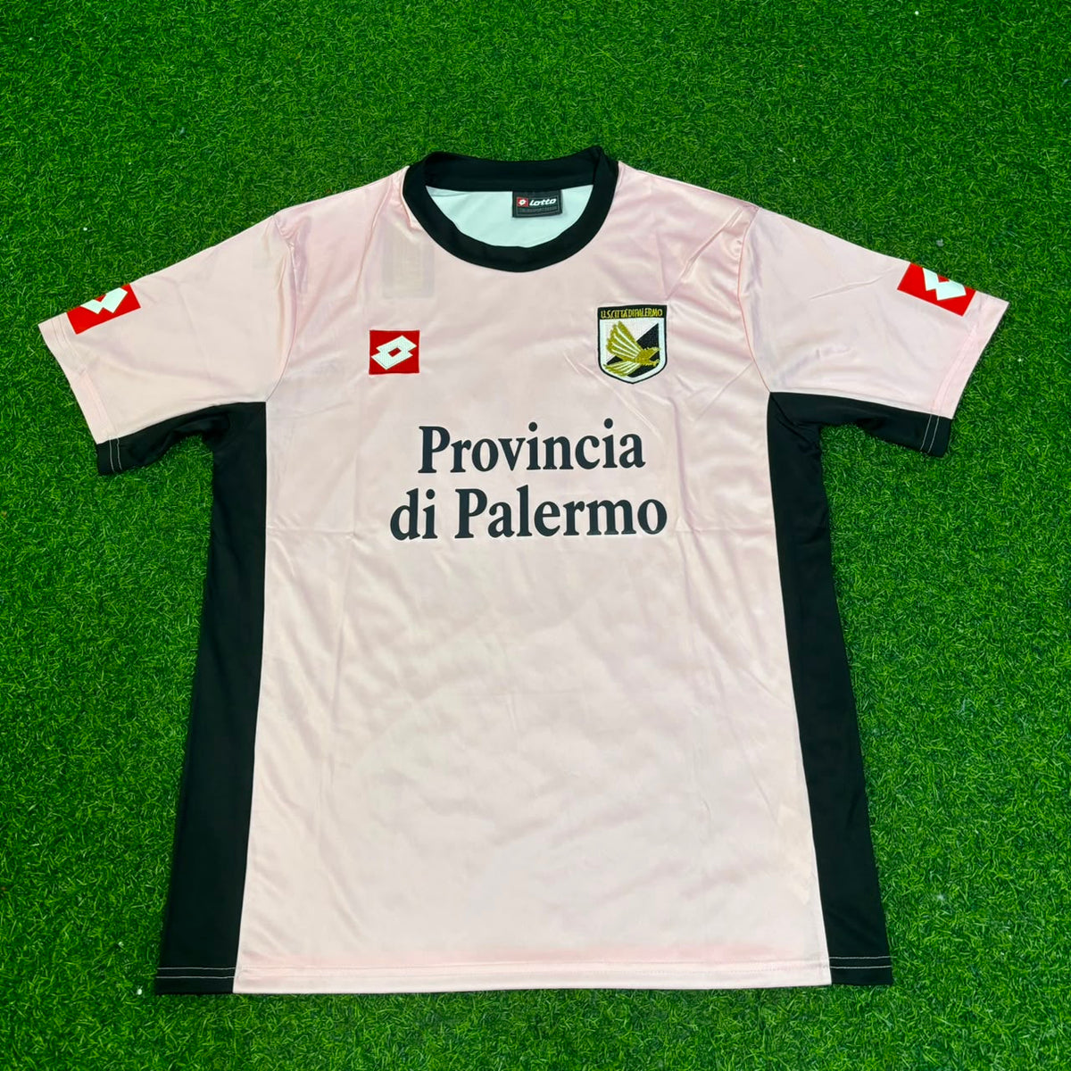 Fabrizio Miccoli Palermo FC Pink Retro Football Jersey