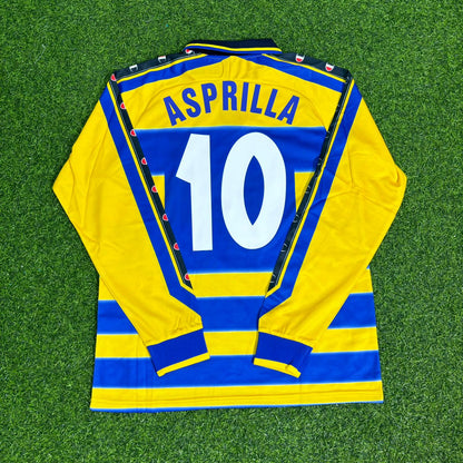 Faustino Asprilla Parma 1999/2000 Retro Long Sleeve Football Jersey Collection