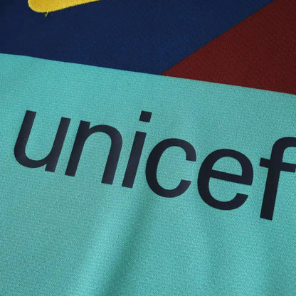 FC Barcelona 2010/11 Retro Kids Football Jersey Kit