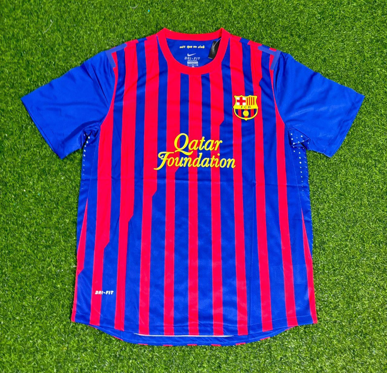 Barcelona FC 2011/2012 Retro Home Football Jersey Kit