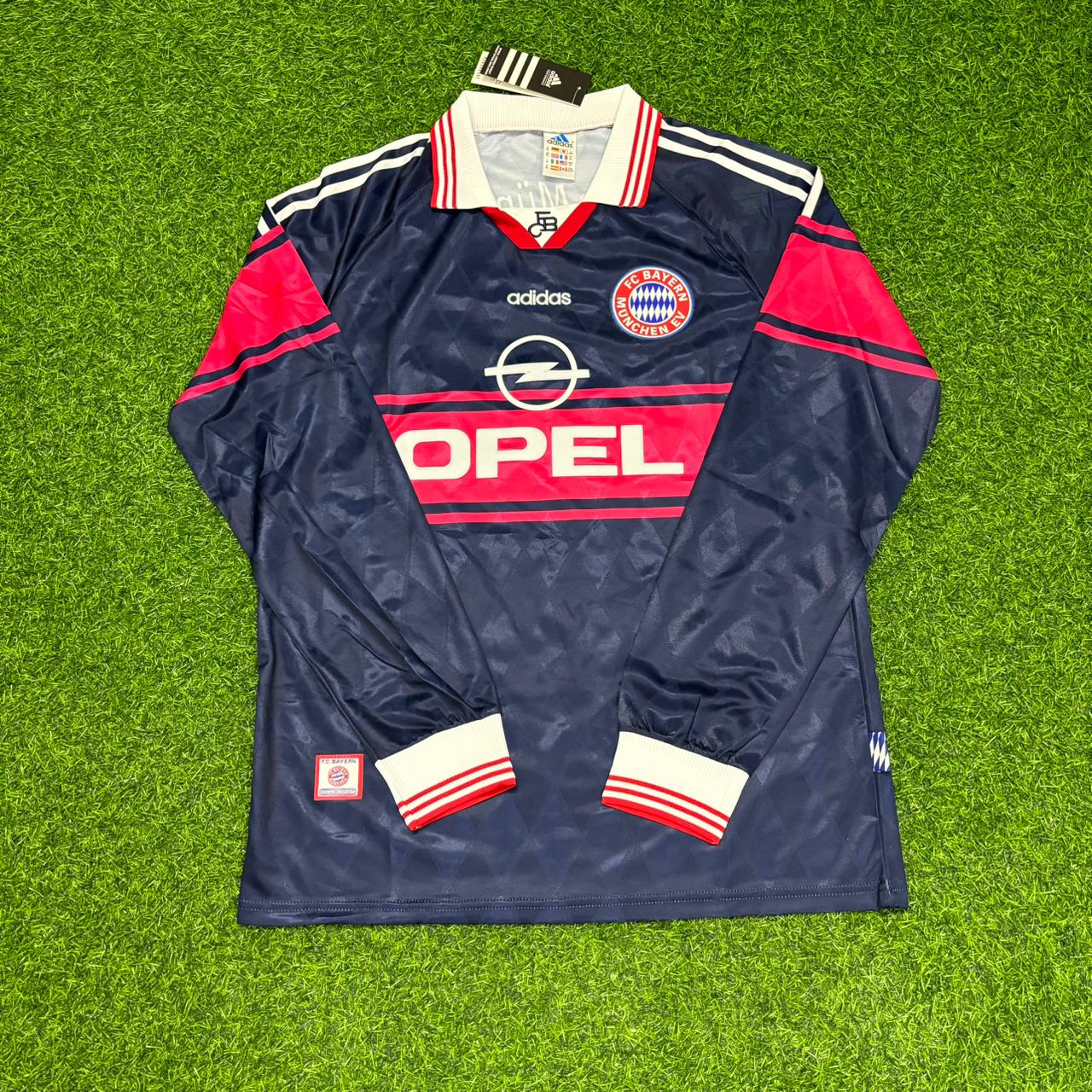 FC Bayern München 1997/98 Saison Langarm Heim Retro