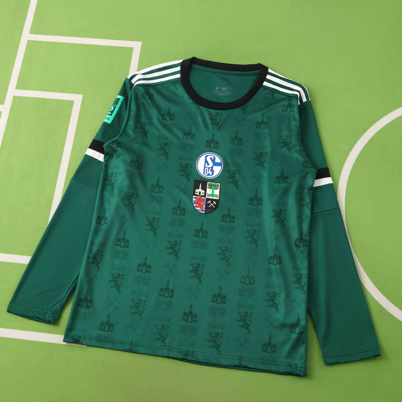 Fc Schalke 04 150th anniversary 2025/2026 Season Long Sleeve Football Jersey