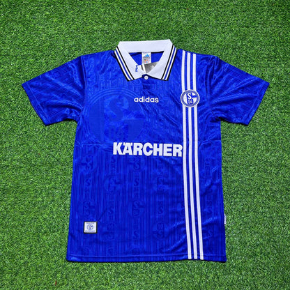 Ingo Anderbrügge Schalke 04 1996-1997 Heim Retro Fußballtrikot Jersey