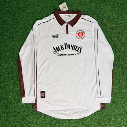 FC St. Pauli 1999-2000 Long Sleeve Home Retro Football Jersey Kit
