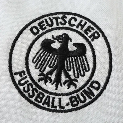 Germany Deutschland 1992 Season Home White Retro Football Jersey