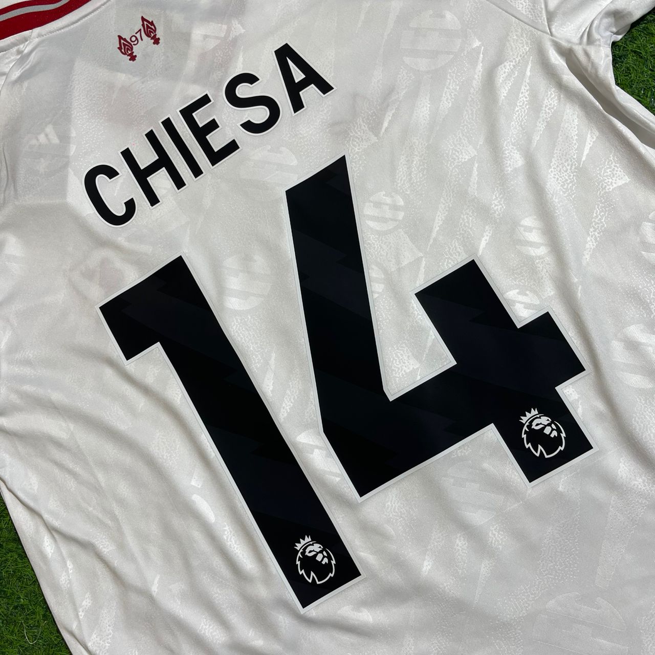 Federico Chiesa Liverpool 2027 Long Sleeve Away White Football Jersey