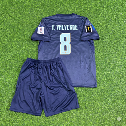 Uruguay World Cup 2026 Federico Valverde Kids Football Jersey