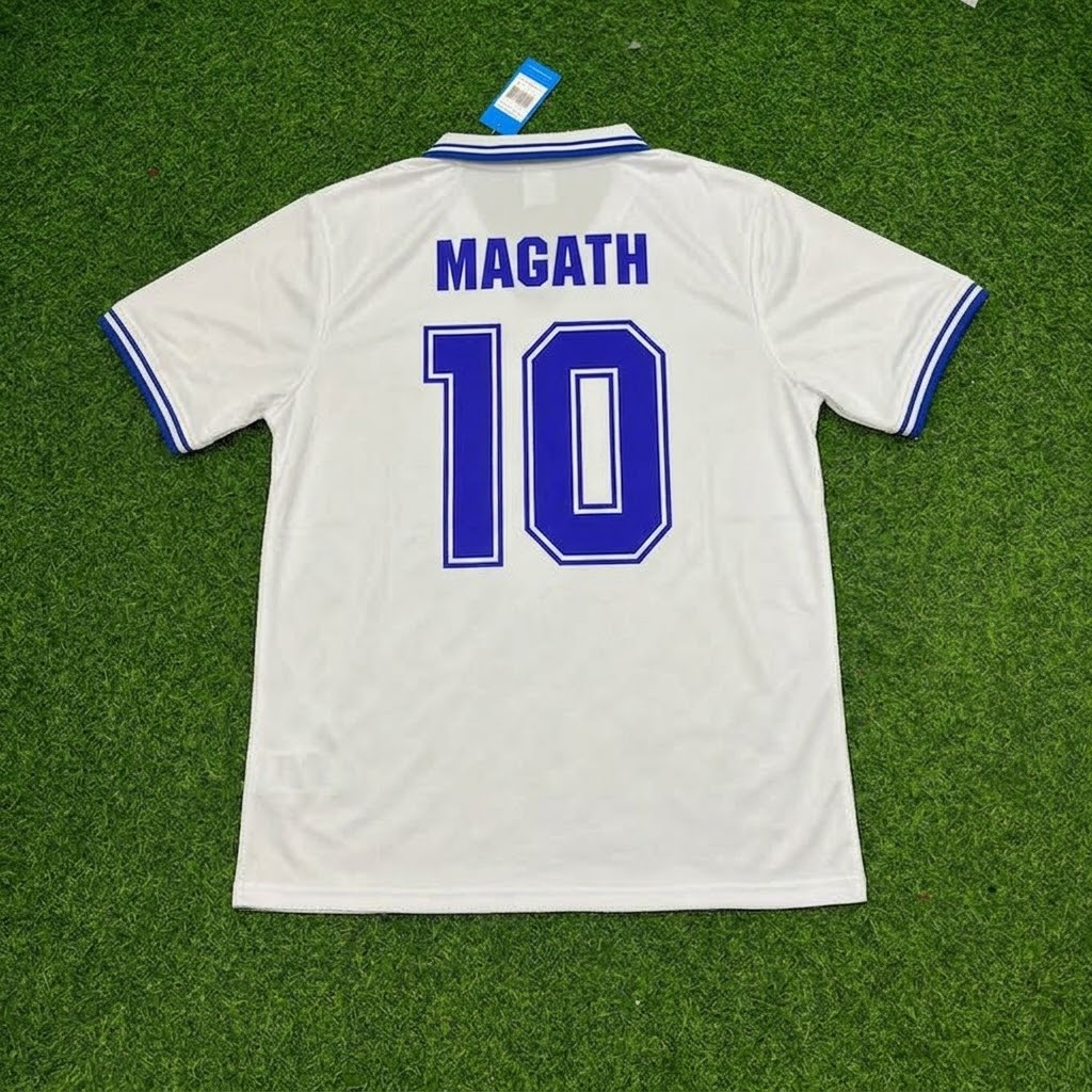 Hamburger SV 1979 Felix Magath #10 /80 Weißes Retro Football Jersey