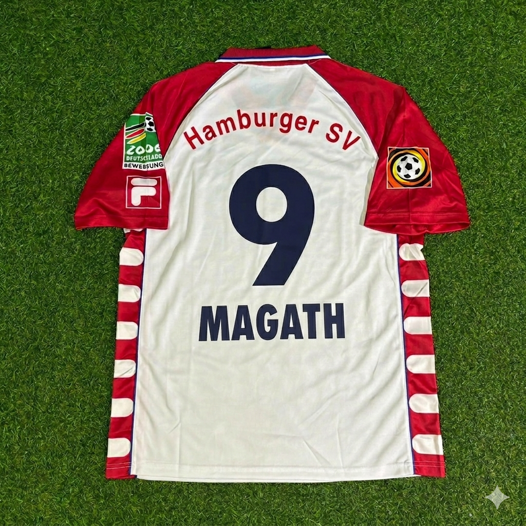 Felix Magath #9 Hamburger SV Heim Retro Fußballtrikot Jersey