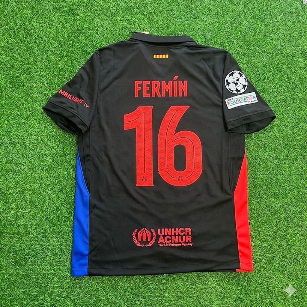 Fermín López #16 Barcelona Football Jersey
