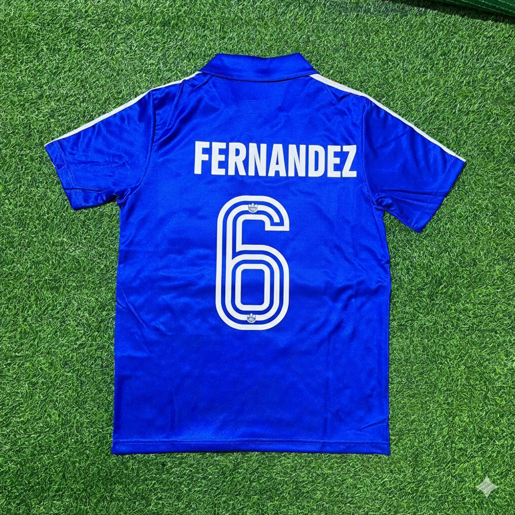 France World Cup 1982 Luis Fernández Retro Football Jersey Retro