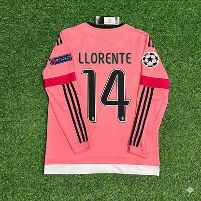 Fernando Llorente Juventus Pink Retro 2015-2016 Pink Football Jersey
