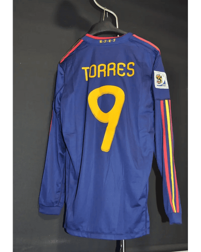Fernando Torres 9 - Spain 2010 World Cup Final Retro Football Jersey Kit