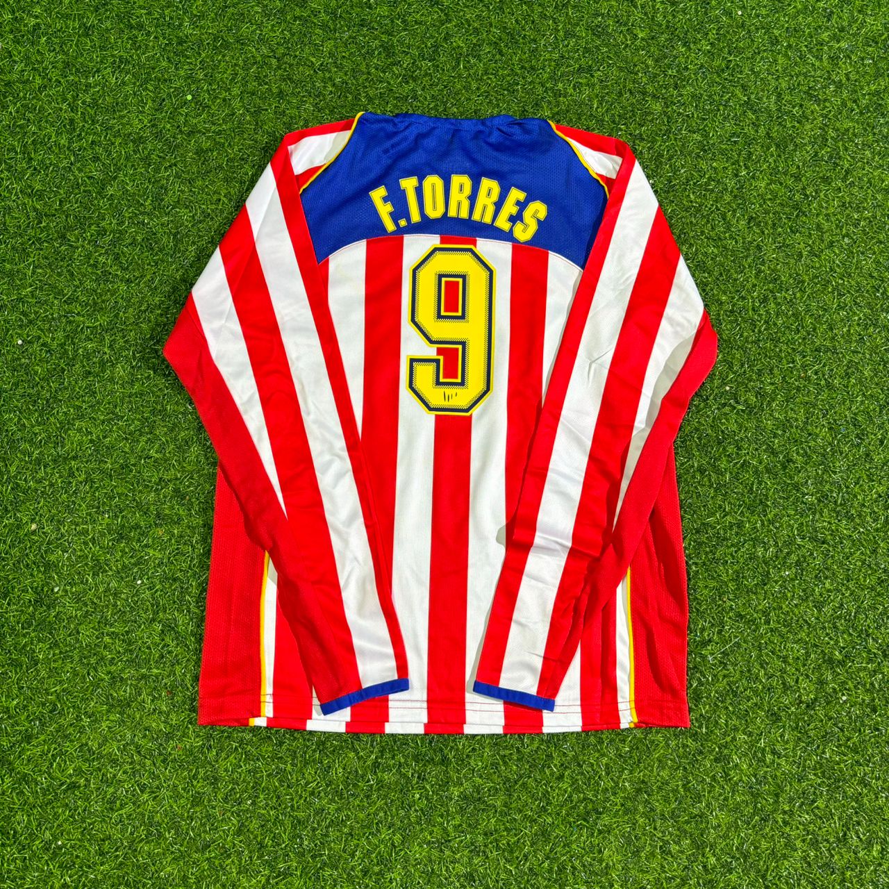 Fernando Torres Atlético Madrid Kids 2004-2005 Spider-Man Long Sleeve Retro Football Jersey Kit