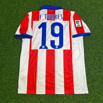 Fernando Torres Atletico Madrid 2014-2015 Home Retro Football Jersey Kit