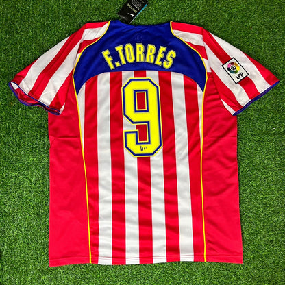 Fernando Torres Atletico Madrid 2004 2005 SpiderMan Retro Football Jersey Kit