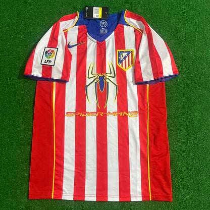 Fernando Torres Atletico Madrid 2004 2005 SpiderMan Retro Football Jersey Kit