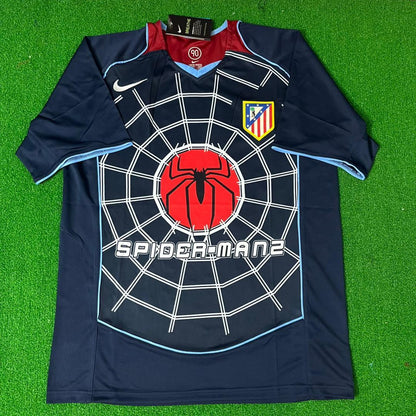 Fernando Torres Atletico Madrid SpiderMan 2003 2004 Retro Football Jersey Kit
