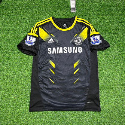 Fernando Torres Chelsea 2012/2013 Black Yellow Retro Football Jersey Kit