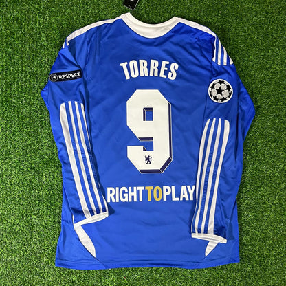 Fernando Torres Chelsea 2012 Munich Final Long Sleeve Season Football Jersey Kit