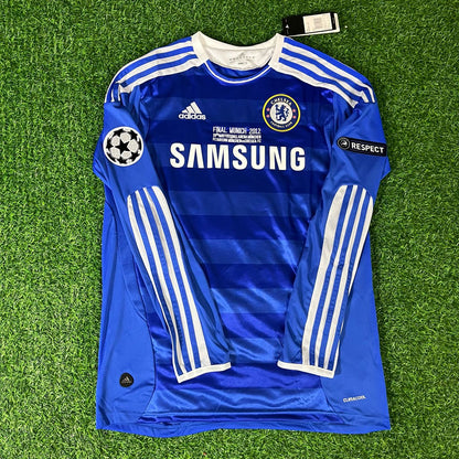 Fernando Torres Chelsea 2012 Munich Final Long Sleeve Season Football Jersey Kit