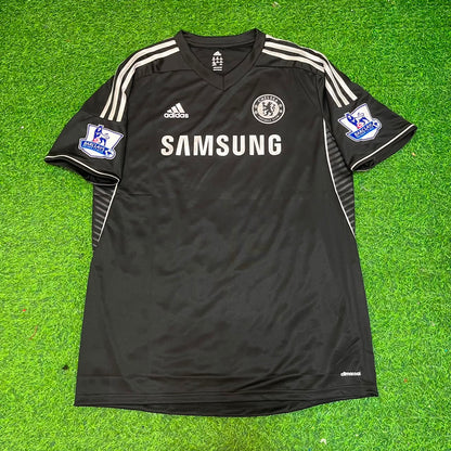 Fernando Torres Chelsea 2013/14 Black Retro Football Jersey Kit