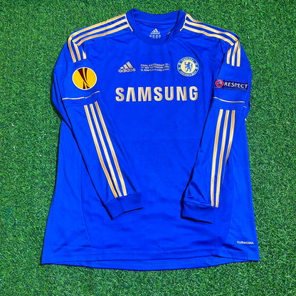 Fernando Torres 9-Chelsea 2013 Europe League Final Amsterdam Blue Retro Football Jersey