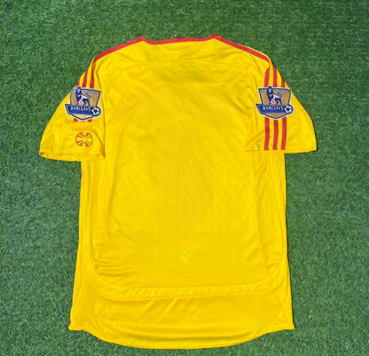 Liverpool FC 2006/2007 Yellow Retro Football Jersey Collection