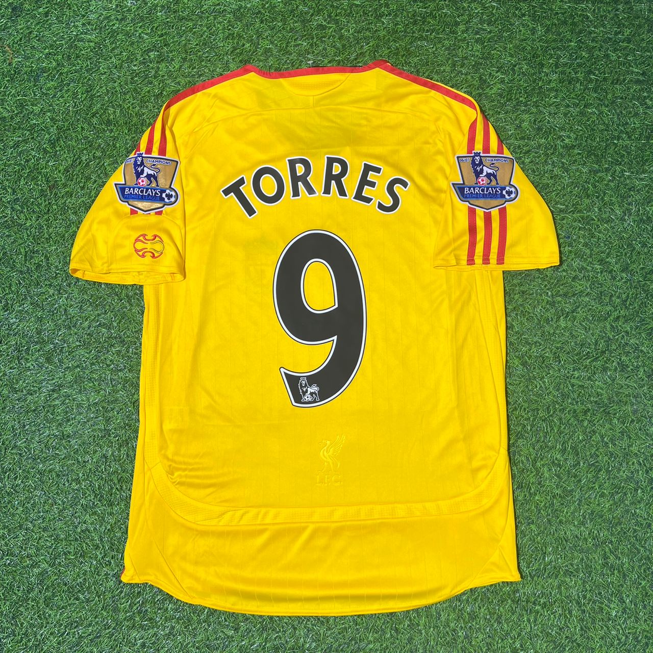Fernando Torres Liverpool 2006/2007 Yellow Retro Football Jersey Collection