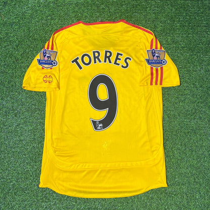 Fernando Torres Liverpool 2006/2007 Yellow Retro Football Jersey Collection