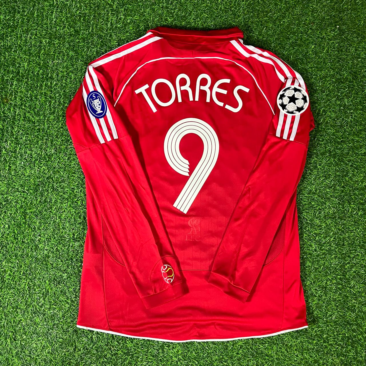 Fernando Torres 9 – Liverpool 2007 Athens Champions League Final Retro Kit Jersey Trikot Maillot