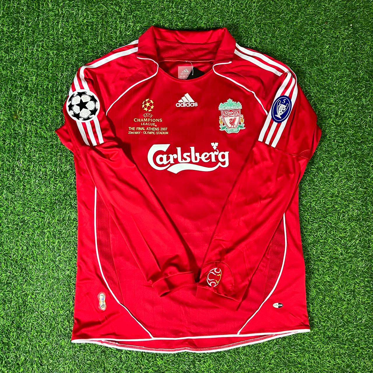 Fernando Torres 9 – Liverpool 2007 Athens Champions League Final Retro Kit Jersey Trikot Maillot