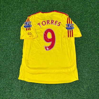 Fernando Torres Liverpool 2007 Yellow Retro Football Jersey Collection