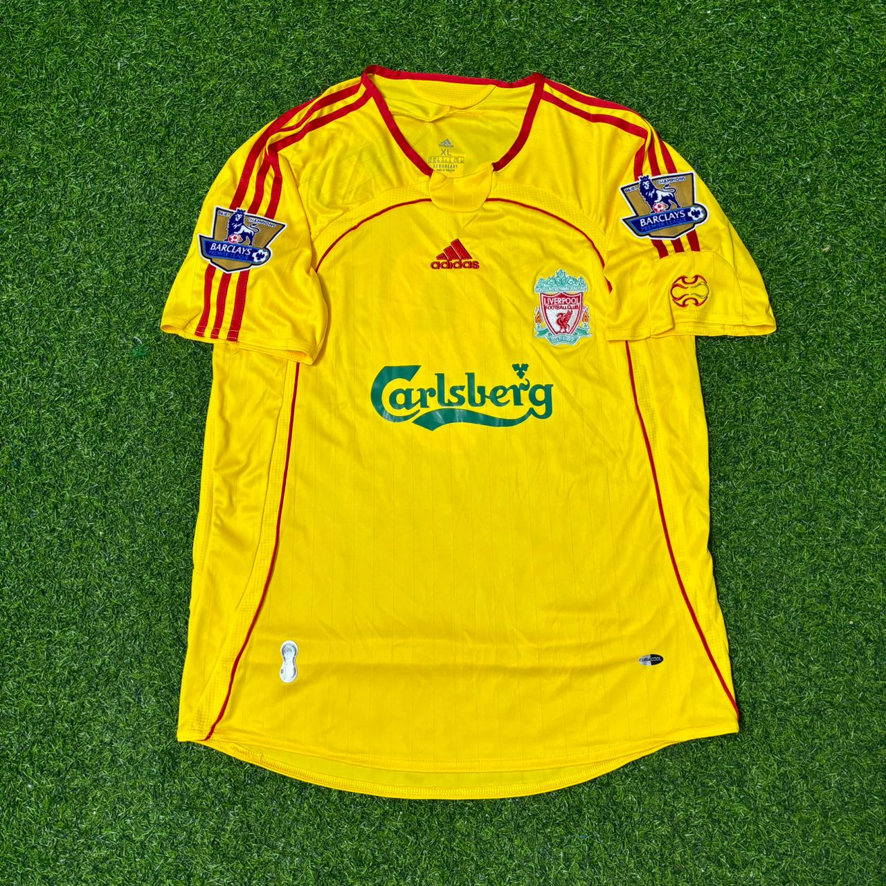 Fernando Torres Liverpool 2007 Yellow Retro Football Jersey Collection