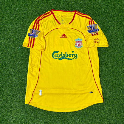 Fernando Torres Liverpool 2007 Yellow Retro Football Jersey Collection