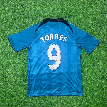 Fernando Torres Liverpool 2008 2009 Green Retro Football Jersey Kit