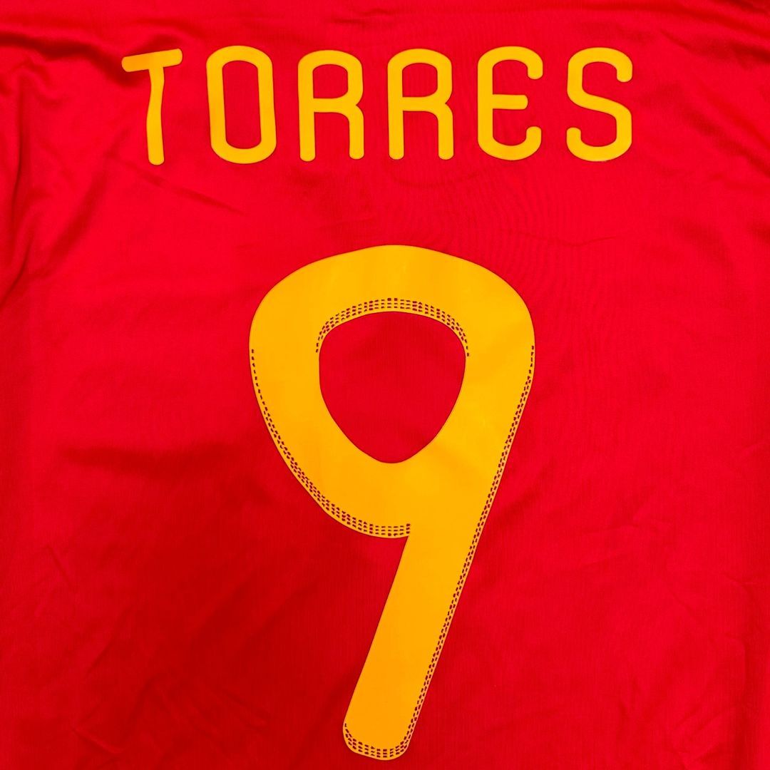 Fernando Torres Spain 2010 World Cup South Africa Champion Retro Football Jersey Kit