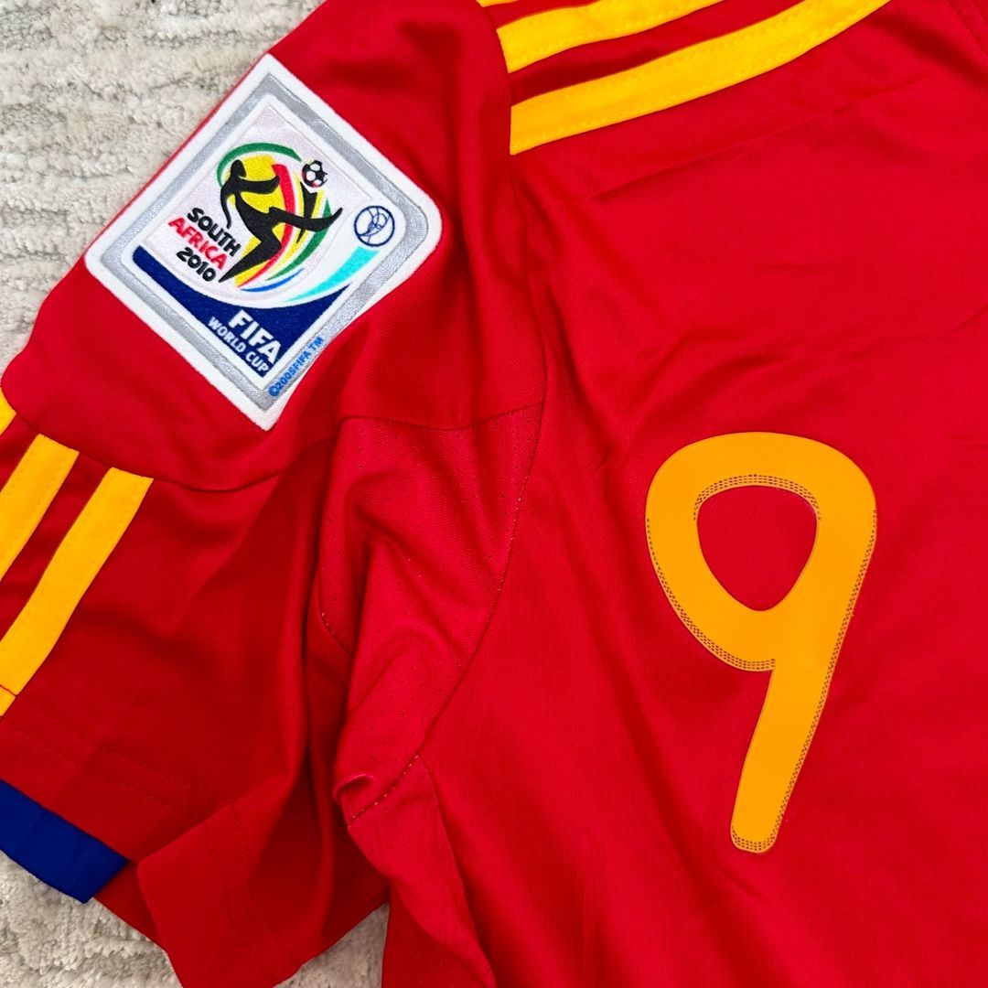 Fernando Torres Spain 2010 World Cup South Africa Champion Retro Football Jersey Kit