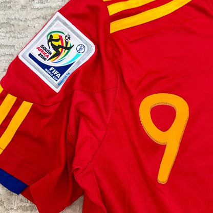 Fernando Torres Spain 2010 World Cup South Africa Champion Retro Football Jersey Kit