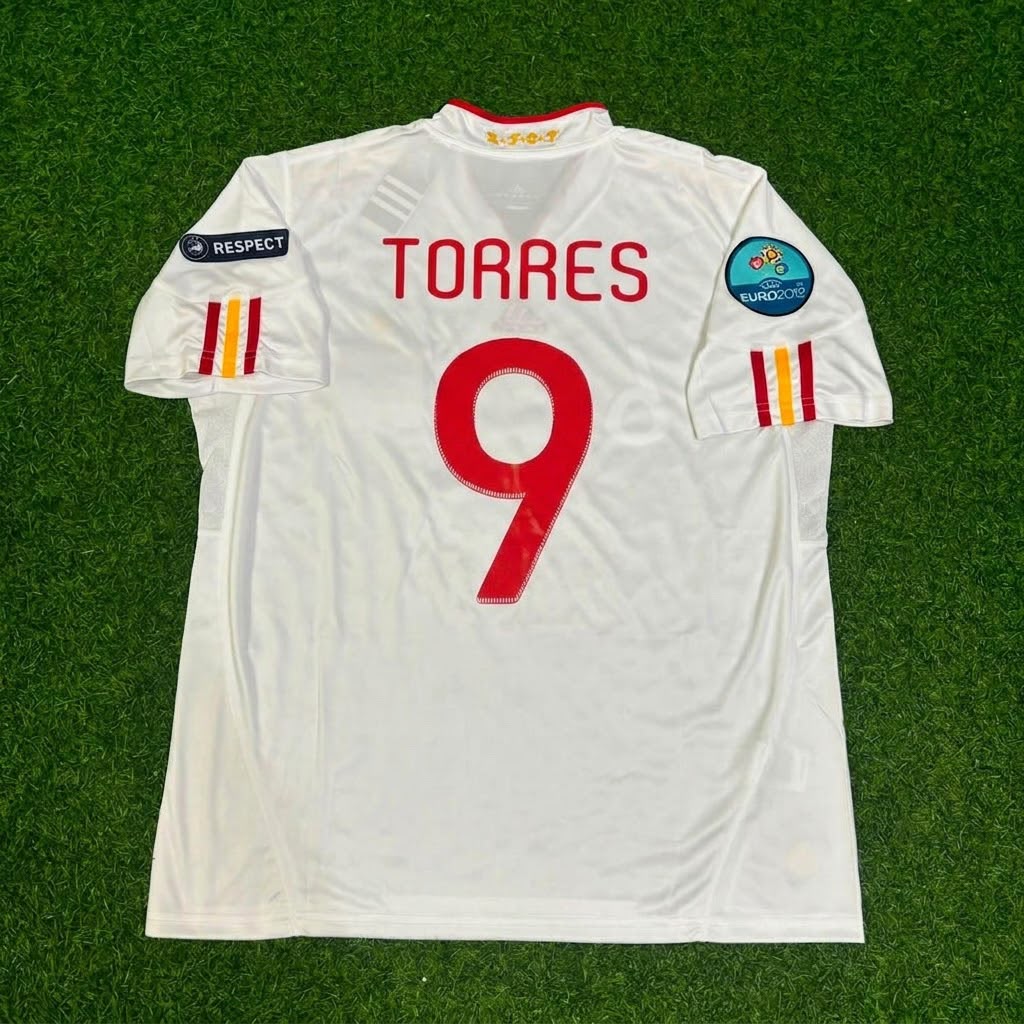 Fernando Torres Spain EURO 2012 Final Retro Football Jersey